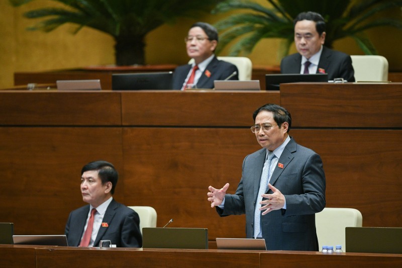 Thủ tướng Phạm Minh Chính trả lời chất vấn của Quốc hội