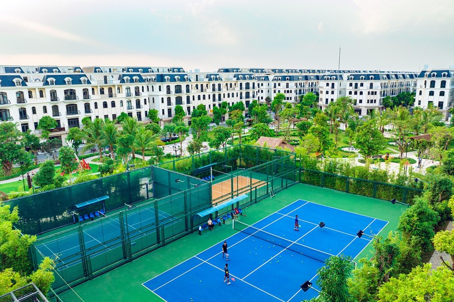 Các công viên nội khu với đa dạng tiện ích vận động là một nét đặc trưng tại “quận Kinh Đô”