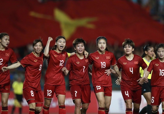 Bóng đá nữ Việt Nam giành danh hiệu Đội thể thao tiêu biểu toàn quốc 2023