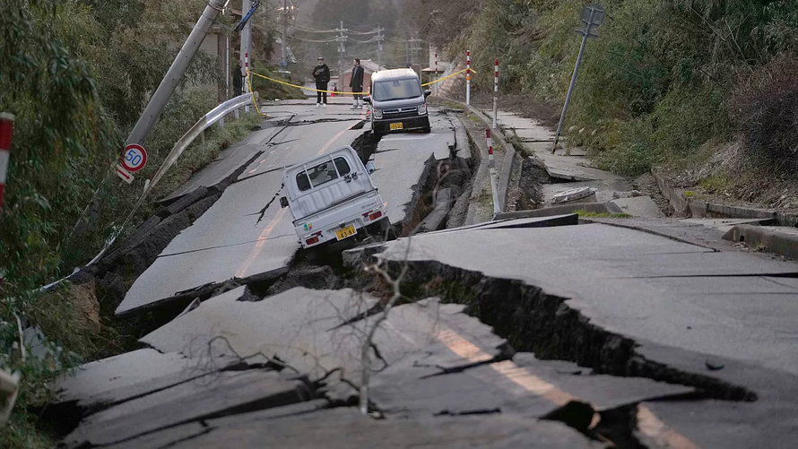 Động đất Nhật Bản tạo ra vết đứt gãy địa chất dài 150 km