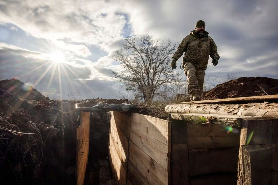 Ukraine tập trung xây công sự phòng thủ