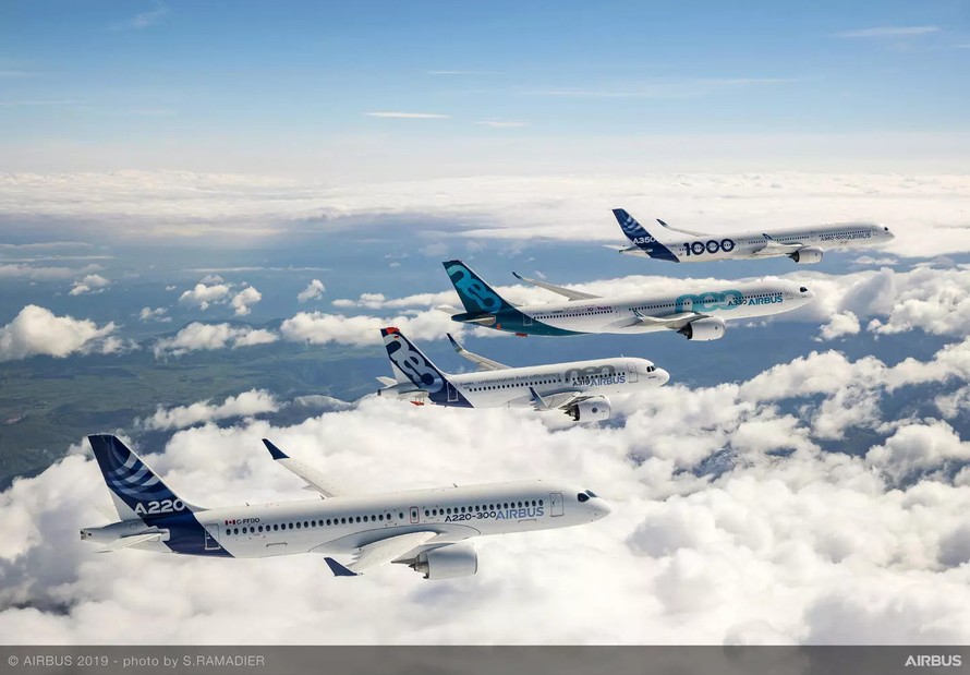 Airbus lập kỷ lục về số đơn đặt hàng máy bay trong năm 2023