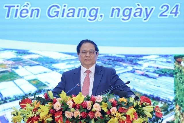 Thủ tướng Phạm Minh Chính: Phát triển Tiền Giang với “1 trọng tâm, 2 tăng cường, 3 đẩy mạnh”