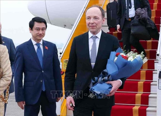 Chủ tịch Quốc hội Phần Lan Jussi Halla-aho đến Hà Nội, bắt đầu thăm chính thức Việt Nam