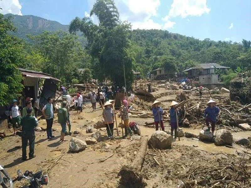 Mưa bão số 3 gây ra thiệt hại nặng nề cho tỉnh Yên Bái. (Ảnh: Internet)
