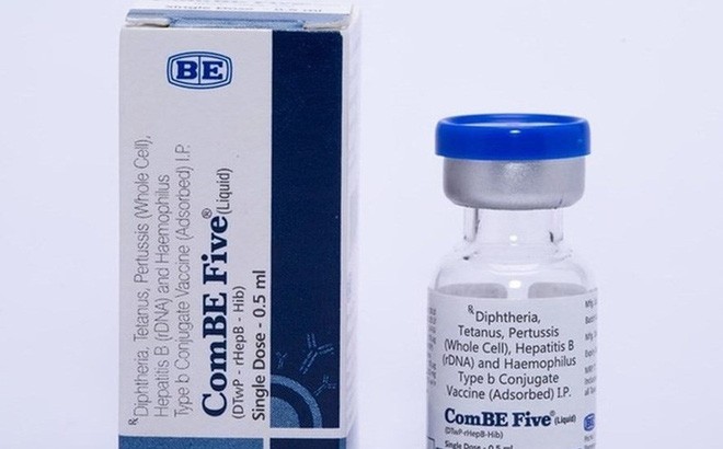 Vắc xin mới ComBE Five. Ảnh: BYT