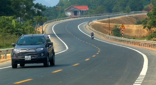 Cao tốc Hòa Bình - Mộc Châu sẽ kết nối với cao tốc Hòa Lạc - Hòa Bình đã hoàn thành. Ảnh: Bá Đô.