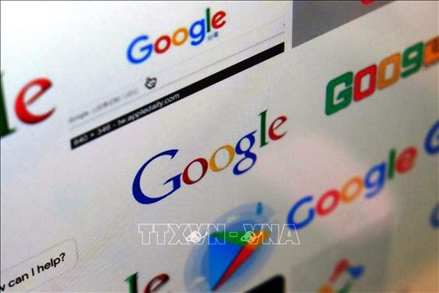 Biểu tượng của Google. Ảnh: AFP/TTXVN