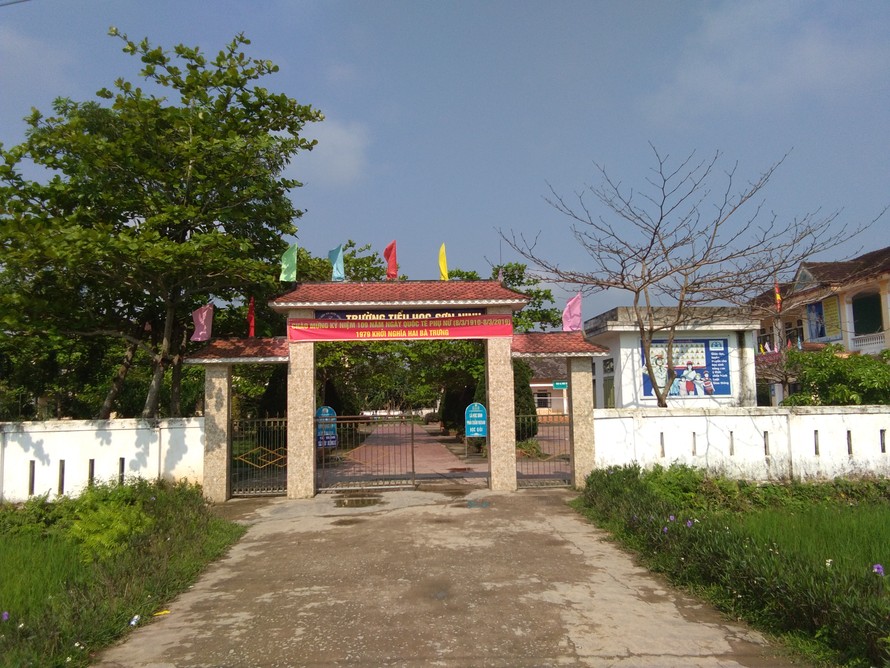 Trường Tiểu học xã Sơn Ninh (Hương Sơn, Hà Tĩnh).