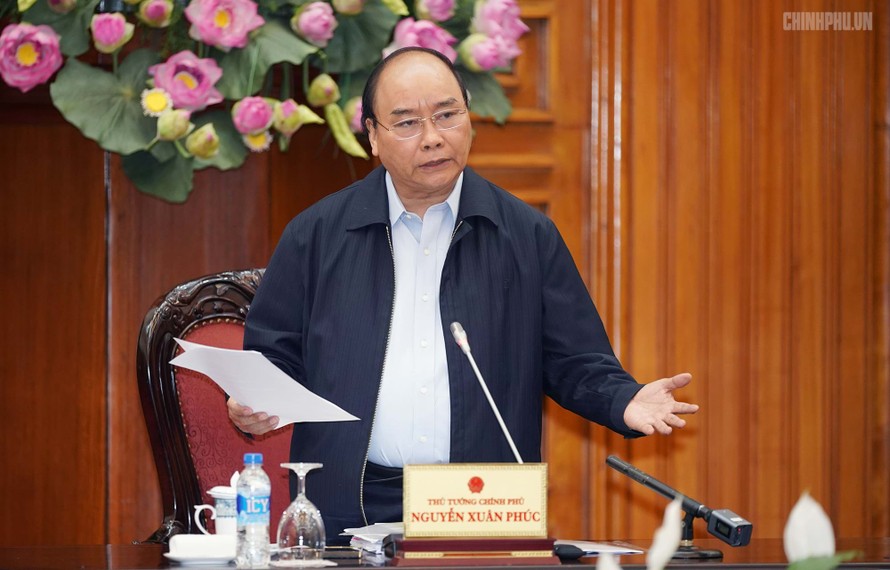 Thủ tướng Chính phủ Nguyễn Xuân Phúc giao Bộ Công an điều tra làm rõ thực phẩm bị nhiễm ấu trùng sán lợn tại tỉnh Bắc Ninh. Ảnh:VGP/Quang Hiếu