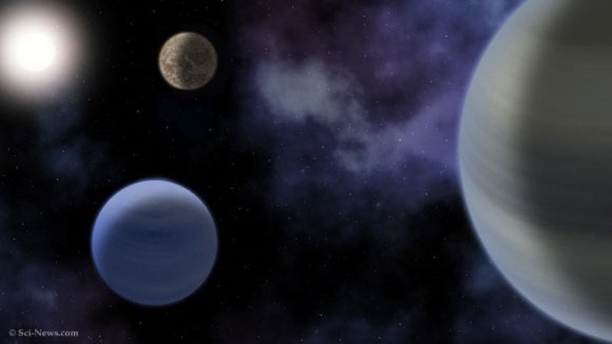 Đồ họa của Sci-News về hệ hành tinh mới được phát hiện
