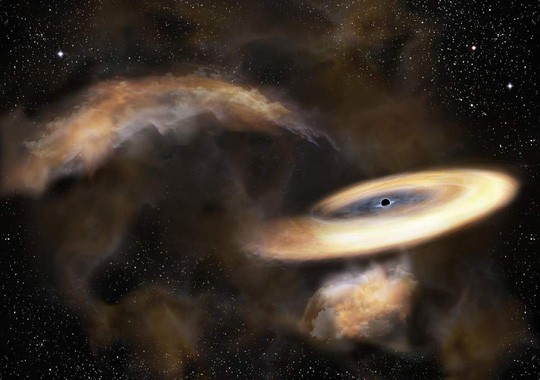 Mô phỏng về sự kiện lỗ đen nuốt "quái vật vũ trụ" sao neutron của NAOJ