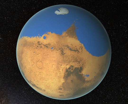 Sao Hỏa quá khứ - ảnh đồ họa của NASA