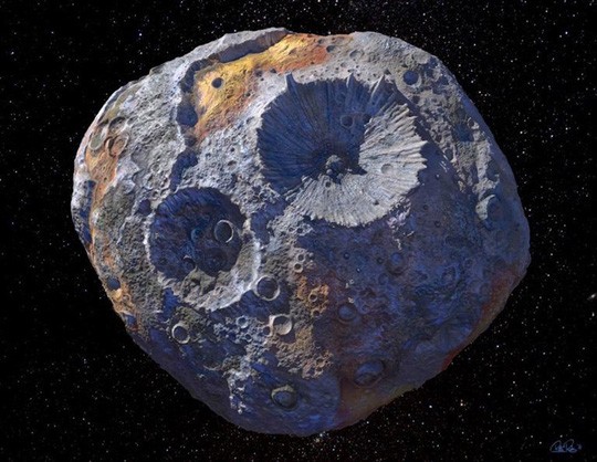 16 Pysche - Tiểu hành tinh được xác định là kho báu khổng lồ trôi nổi trong vũ trụ - Ảnh: NASA