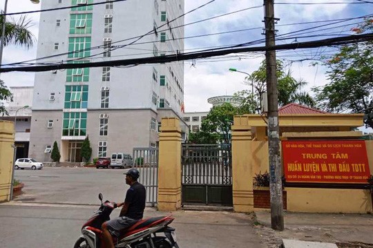 Trung tâm Huấn luyện và thi đấu TDTT tỉnh Thanh Hóa - nơi ông Lê Văn Nam và 2 thuộc cấp để xảy ra nhiều sai phạm, gây thất thoát ngân sách nhà nước.