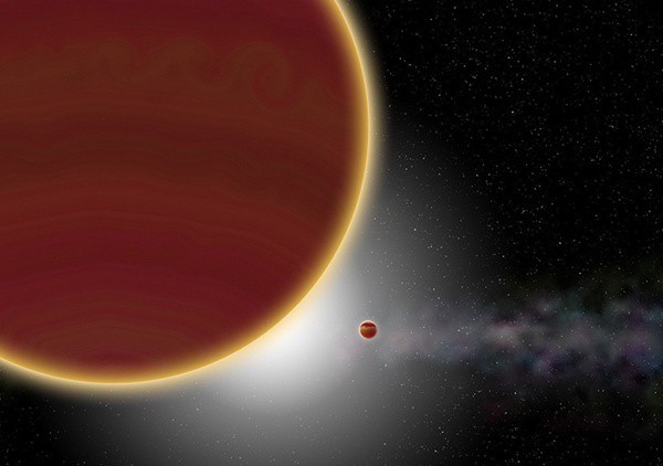 Ảnh đồ họa mô tả ngoại hành tinh mới được xác định - Nguồn: P. Rubini/A.M. Lagrange
