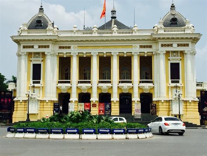 Nhà hát Lớn, một công trình kiến trúc tiêu biểu của thành phố Hà Nội