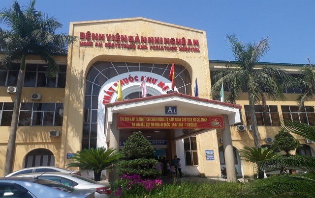 Bệnh viện sản nhi Nghệ An. 