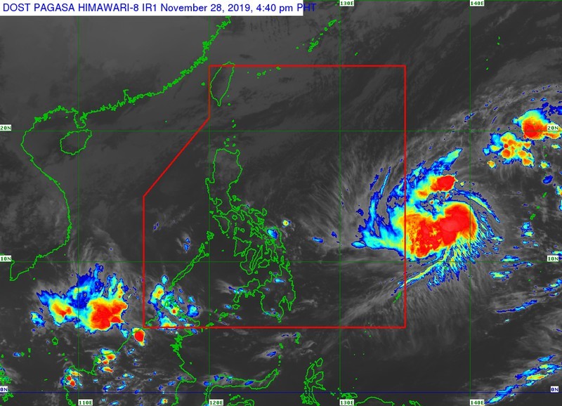 Áp thấp nhiệt đới biến thành siêu bão Kammuri đang di chuyển vào Philippines.