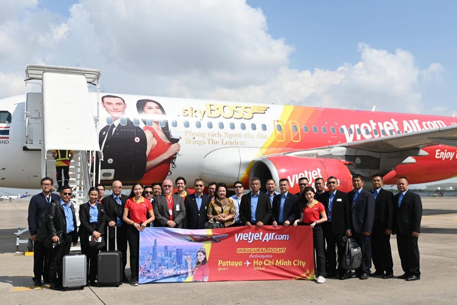 Vietjet khai trương đường bay Tp. HCM – Pattaya vi vu Giáng sinh và Năm mới