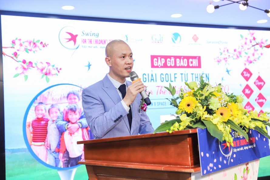 Ông Nguyễn Xuân Trung – Tổng GĐ CenGolf – Trưởng BTC phát biểu khai mạc