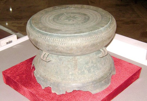 Trống đồng Trà Lộc. Ảnh: Bảo tàng Quảng Trị