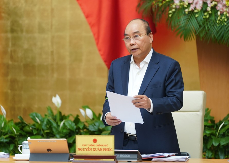Thủ tướng Nguyễn Xuân Phúc vừa phê duyệt Danh sách thành viên Ban Chỉ đạo 896. - Ảnh: VGP