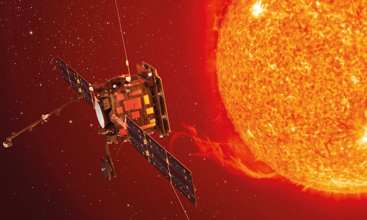 Solar Orbiter, vệ tinh nghiên cứu Mặt Trời, tạm thời dừng hoạt động. - Ảnh: ESA.