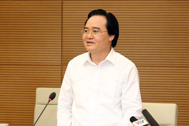 Bộ trưởng Bộ GD&ĐT Phùng Xuân Nhạ.