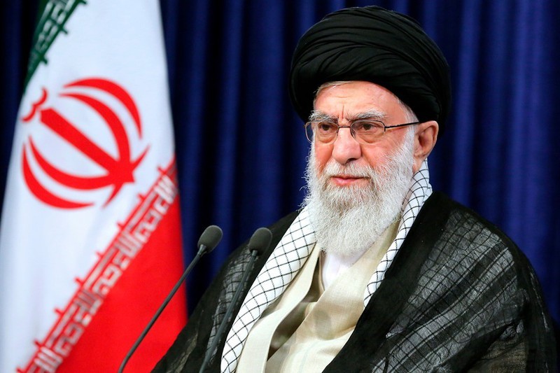 Nhà lãnh đạo tối cao Iran Ayatollah Ali Khamenei. - Ảnh: AP 