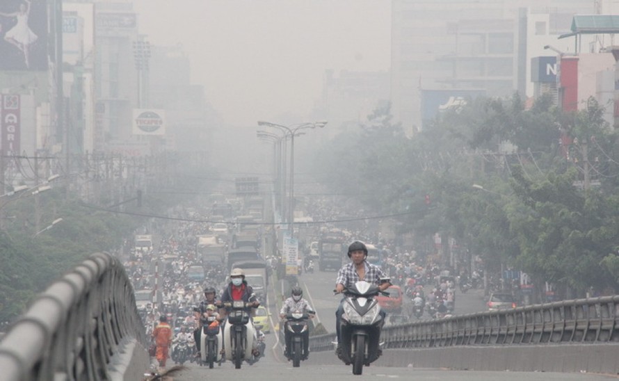 Ô nhiễm không khí ở Hà Nội lại vượt lên mức nguy hại