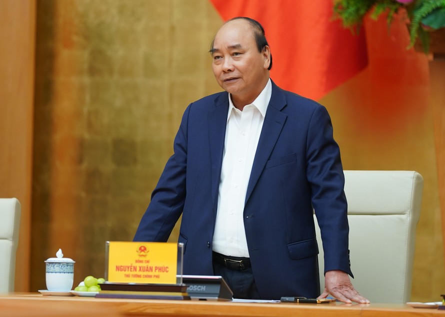 Thủ tướng Nguyễn Xuân Phúc yêu cầu, tổ chức Đại hội Thi đua yêu nước toàn quốc lần thứ X tạo dấn ấn mạnh mẽ - Ảnh: VGP/Quang Hiếu