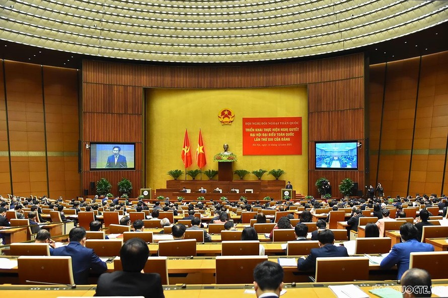Lễ khai mạc Hội nghị Đối ngoại toàn quốc triển khai thực hiện Nghị quyết Đại hội đại biểu toàn quốc lần thứ XIII của Đảng.