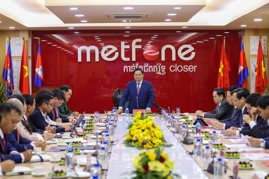 Thủ tướng Phạm Minh Chính biểu dương và đánh giá cao những kết quả mà Metfone đã đạt được.