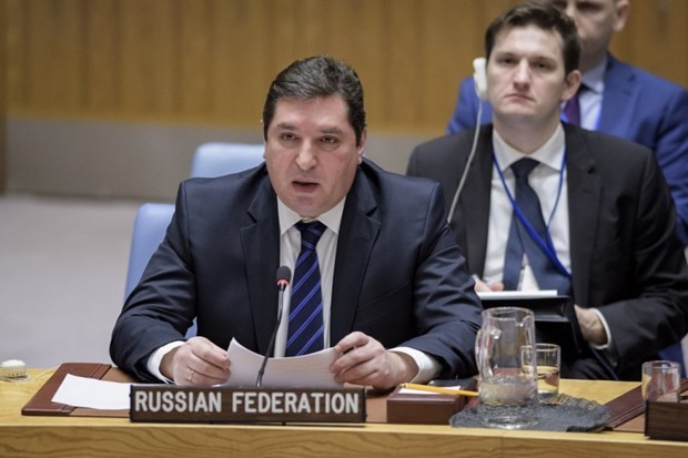 Đặc phái viên của Bộ Ngoại giao Nga về Trung Đông Vladimir Safronkov. (Nguồn: AP)