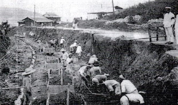 Người dân bị cưỡng bức lao động dưới thời đế quốc Nhật Bản đô hộ Hàn Quốc (1910-1945). (Ảnh: YONHAP)