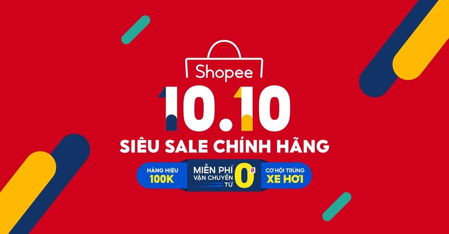 Shopee siêu sale 10.10 - “Gói siêu Voucher thương hiệu giá 1k”, độc quyền trên Shopee Mall
