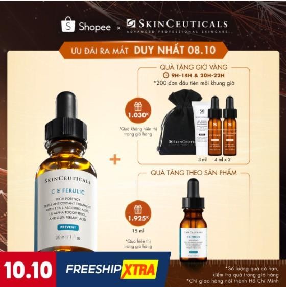 SkinCeuticals đã chính thức có mặt tại Shopee Premium: Mua 1 tặng 1 chỉ duy nhất trong hôm nay!