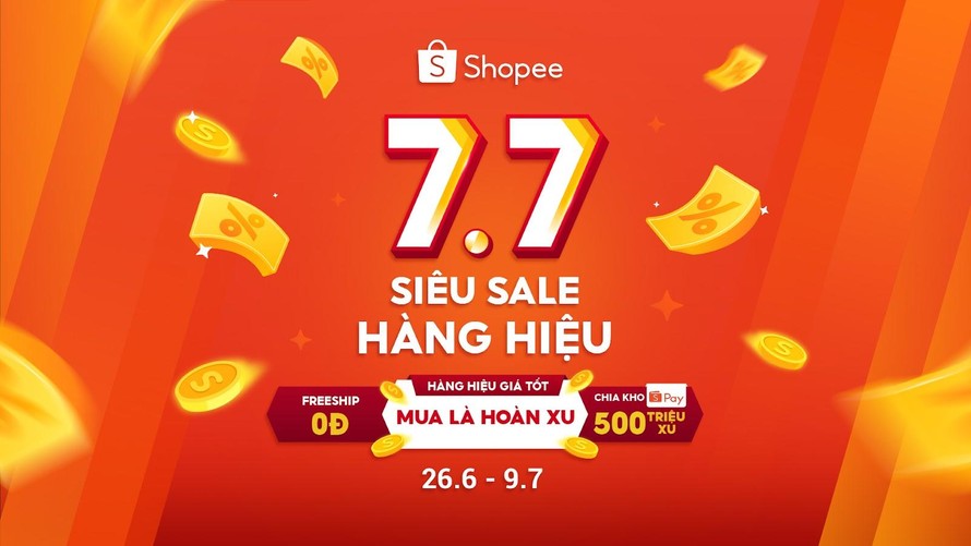 Chưa đầy 24 giờ nữa, siêu sale 7.7 sẽ chính thức đổ bộ Shopee