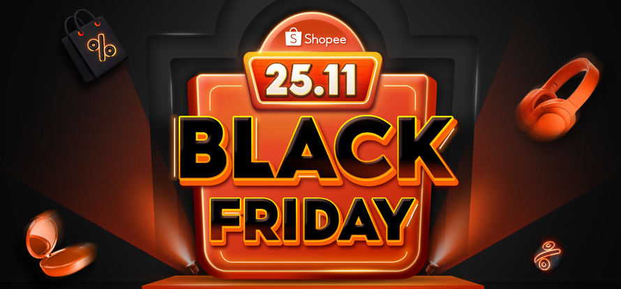 Săn siêu sale 25.11 Black Friday, tận hưởng ưu đãi lên đến 50%++ trên Shopee 