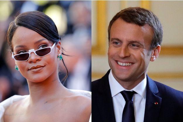 Rihanna gặp tổng thống Pháp Macron để bàn về giáo dục