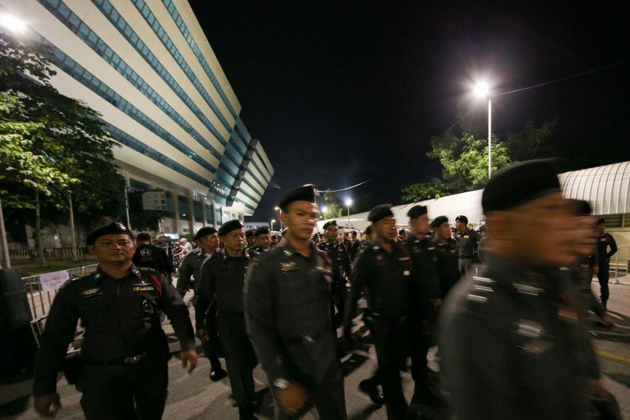 Thái Lan tăng cường 4.000 cảnh sát bên ngoài phiên tòa xét xử Cựu Thủ tướng