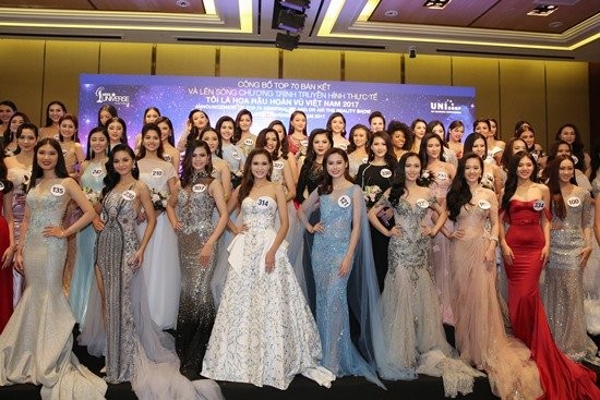 Công bố 70 nhan sắc bước vào Chung kết Hoa hậu Hoàn vũ Việt Nam 2017