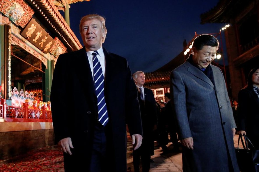 Toàn cảnh ngày đầu chuyến thăm Trung Quốc của Tổng thống Mỹ Donald Trump