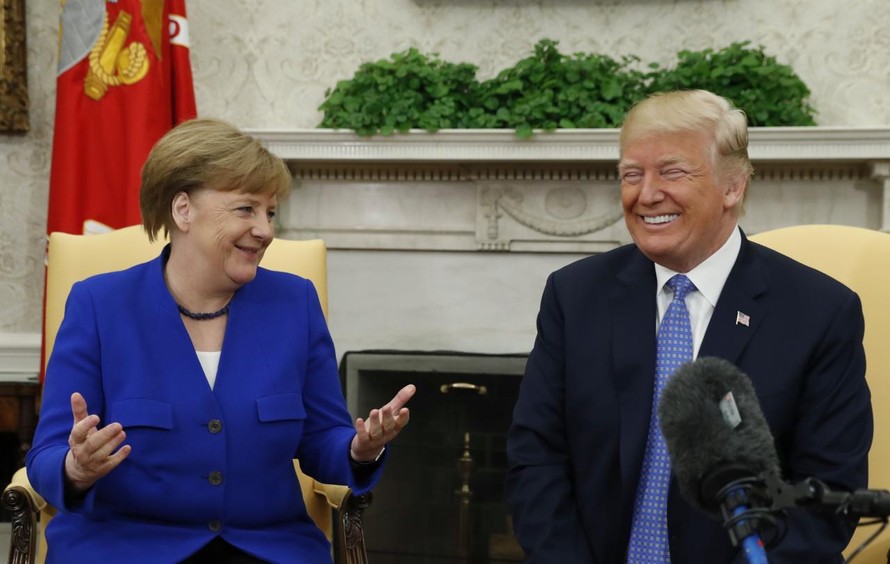Tổng thống Trump dành những lời ‘có cánh’ cho Thủ tướng Đức