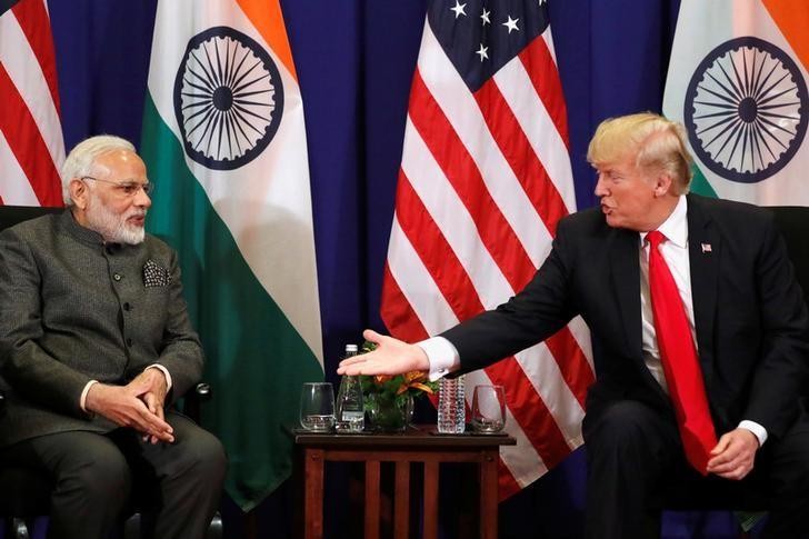 Tổng thống Mỹ và Thủ tướng Ấn Độ điện đàm về vấn đề thương mại
