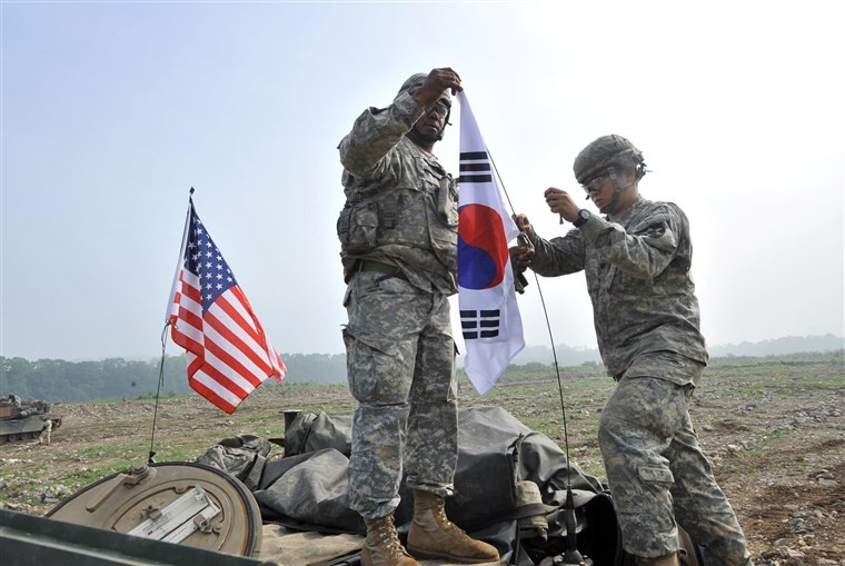 Mỹ - Hàn tiếp tục mâu thuẫn vấn đề đóng góp quân đội