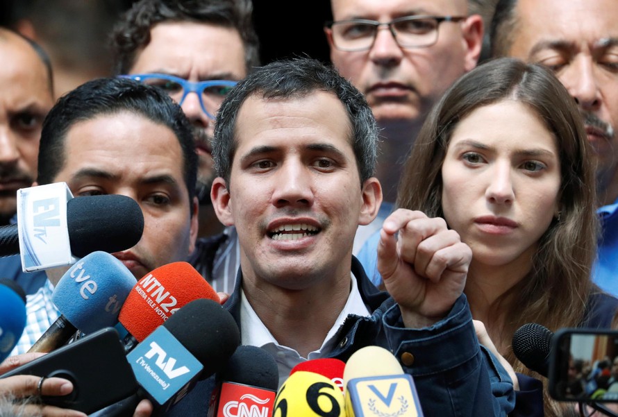 Juan Guaido yêu cầu EU gia tăng áp lực với Tổng thống Maduro
