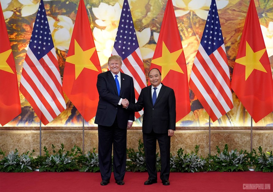 Hình ảnh: Thủ tướng Nguyễn Xuân Phúc tiếp Tổng thống Mỹ Donald Trump