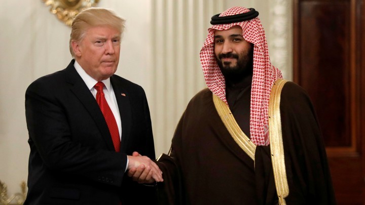 Tổng thống Trump điện đàm với Thái tử Ả rập Xê út